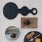 Hello Honey® 19.75" Black Avant-Garde Mango Wood Cheese & Cutting Board